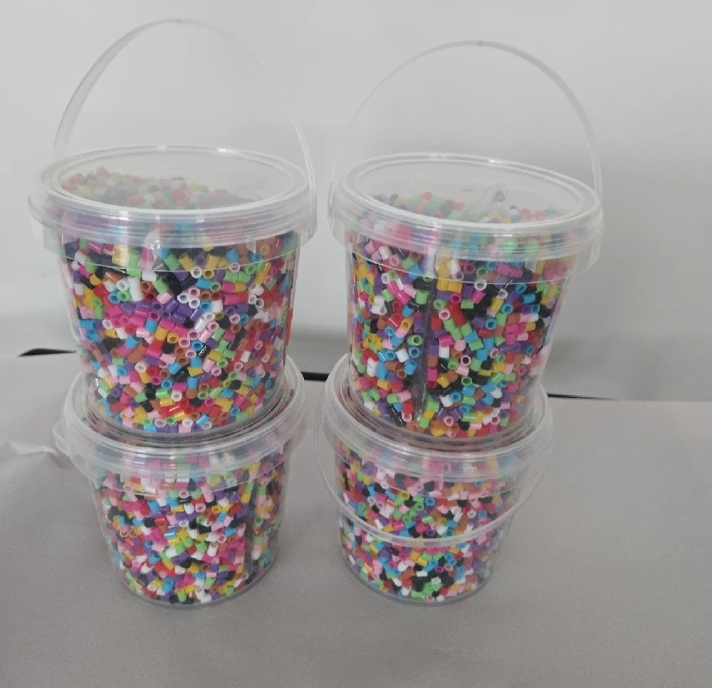 Melting Bead Activity Buckets – Set of 4 • Craft Kit for Kids & Adults